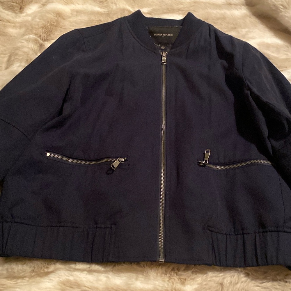Navy Blue Banana Republic Jacket